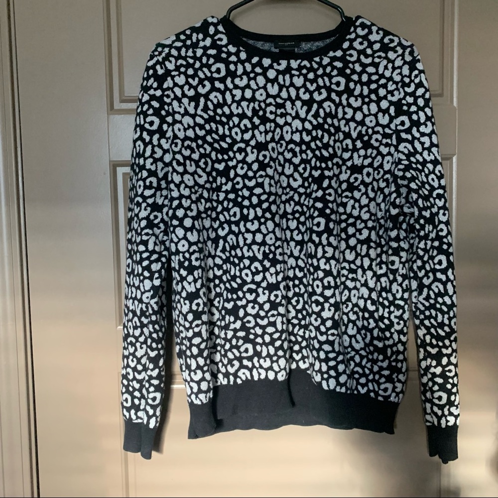 Ann Taylor Leopard Sweater